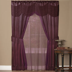 1519HALLEY PANL56X63 MERLOT P6