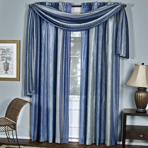 1447OMBRE SCARF 50X144 BLUE P6