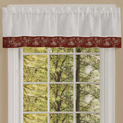 OAKWOOD VALANCE58X14 BRGNY P12