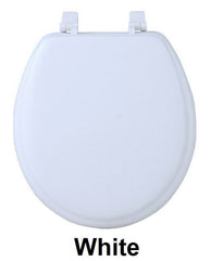 TOILET SEAT ST VINYL WHITE PK4