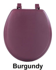 TOILET SEAT ST VNYL BRGNDY PK4