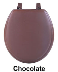 TOILET SEAT ST VNYL CHOCLTE P4