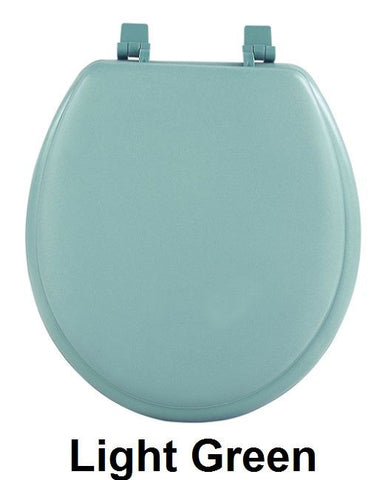 TOILET SEAT ST VINYL L.GRN PK4