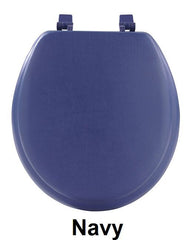 TOILET SEAT ST VINYL NAVY  PK4