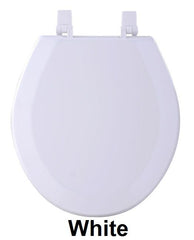 TOILET SEAT ST WOOD WHITE  PK4