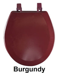 TOILET SEAT ST WOOD BRGNDY PK4