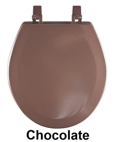 TOILET SEAT ST WOOD CHOCLT PK4