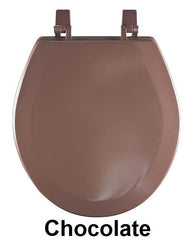 TOILET SEAT ST WOOD CHOCLT PK4