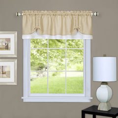 DARCY VALANCE58X14 TAN/WHT P12