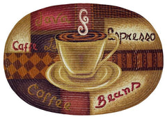 BRAIDED RUG COFFEE         PK6