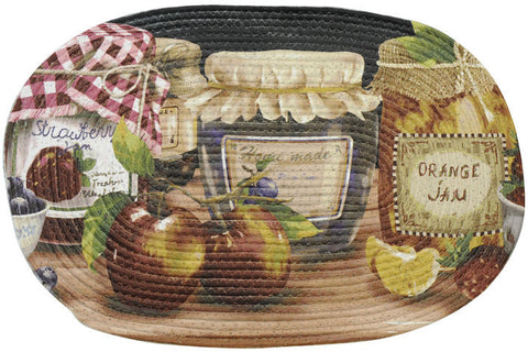 BRAIDED RUG MASON JARS     PK6