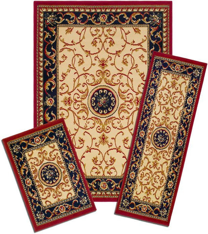 35/372-W  3PCE CAPRI RUG SET