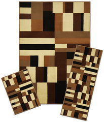CAPRI3P304 3PCE CAPRI RUG SET
