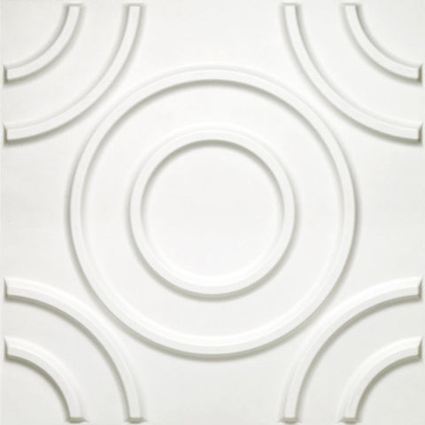 3-D 20''SELF-STICK TILE CRCL P6