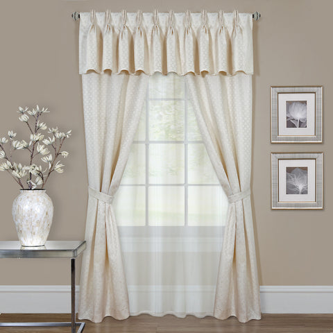 CLAIRE 6PC SET 55 X 84 - IVORY