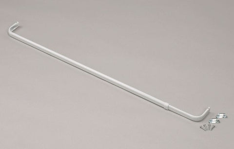 SINGLE CURT ROD 48-86''WHTE P24