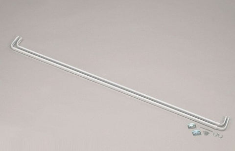 DBLE CURTN ROD WHTE 28-48'' P24