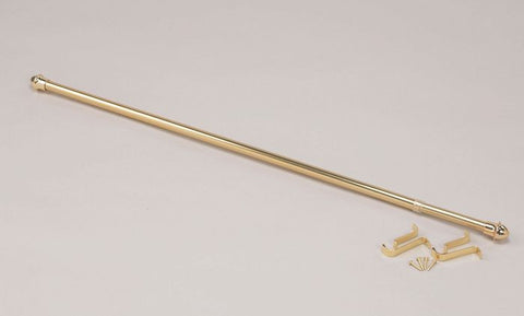5/8''CAFE ROD BRASS 28''-48'' P12