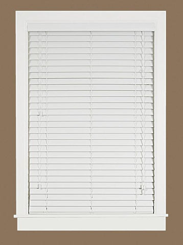 2''FAUX WOOD BLND 32X64 WHTE P2