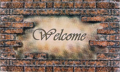 OUTDOOR MATS WELCOME BRICKS P6