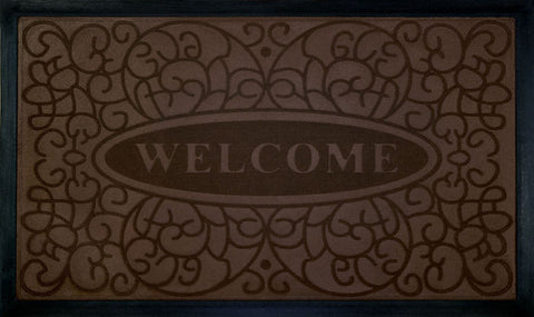 WELCOMEMAT SWIRL18X30 CFFE P12