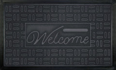 WELCOMEMAT PARQT 18X30 GRY P12