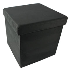 OTTOMAN SUEDE 15X15 CHRCOAL P4