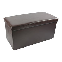OTTOMAN FX LTHR 15X30 BROWN P2