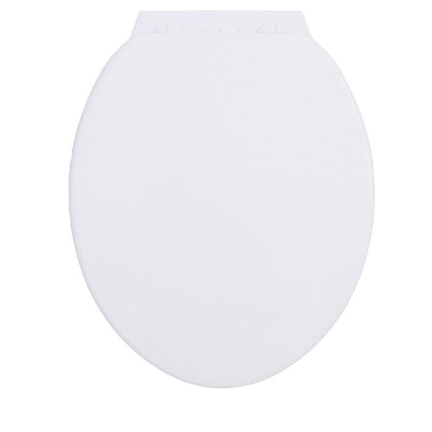 TOILET SEAT PLASTIC WHITE  PK4