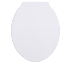 TOILET SEAT PLASTIC WHITE  PK4