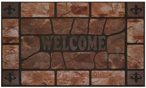 RAISED  RBR MAT CLAY STONE P6