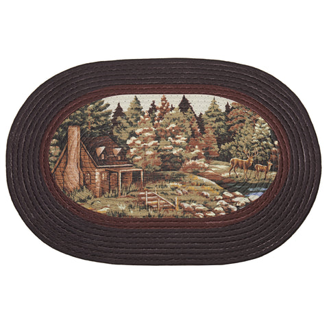 BRAIDED RUG WOODLANDS PK6