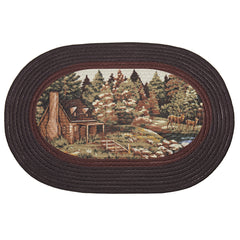 BRAIDED RUG WOODLANDS PK6